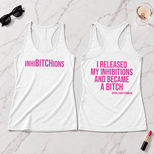 InhiBITCHions Tank Top