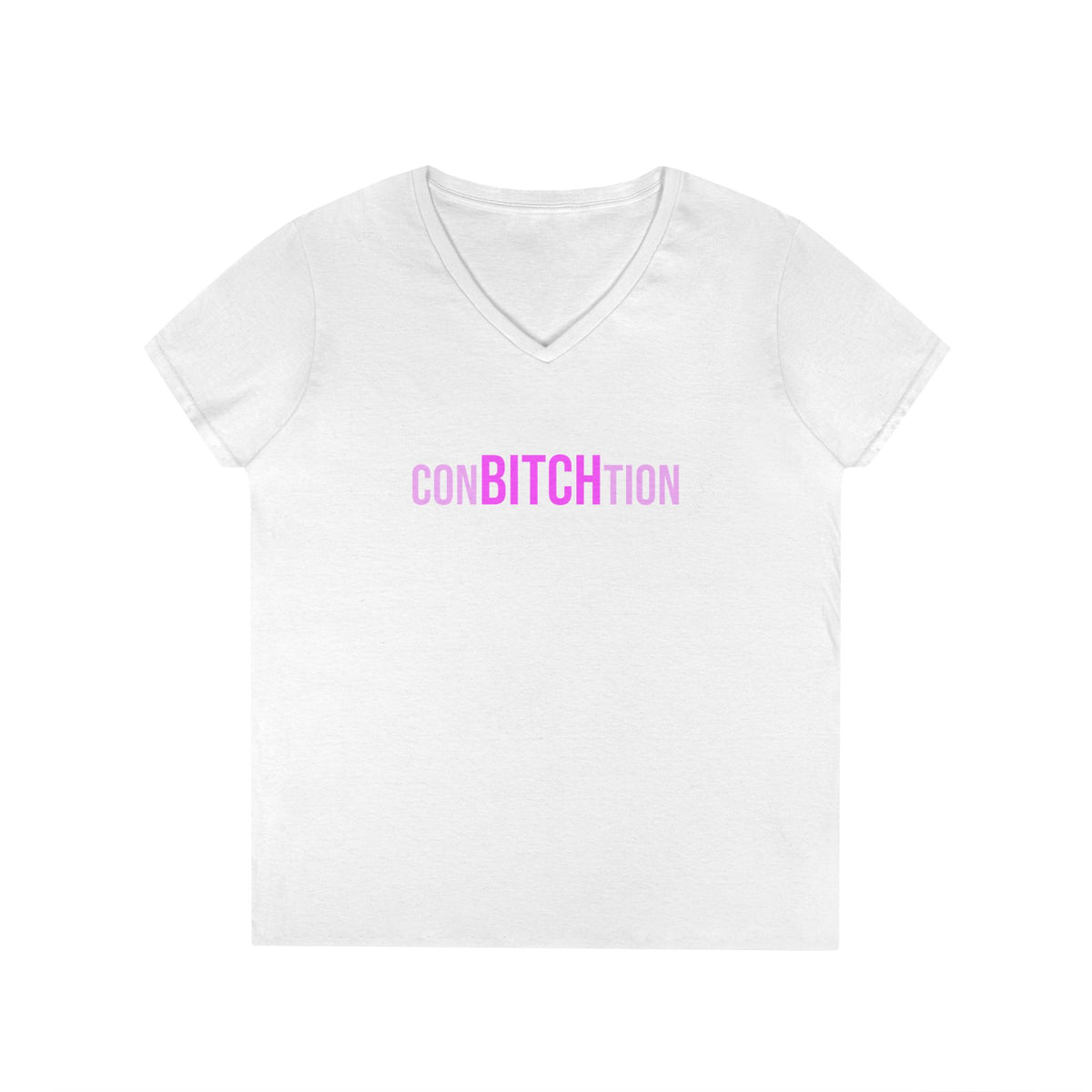 ConBITCHtion V-Neck Tee