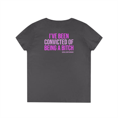 ConBITCHtion V-Neck Tee
