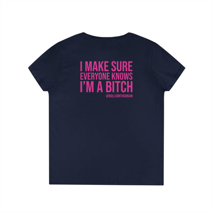 ExhiBITCHionist V-Neck Tee