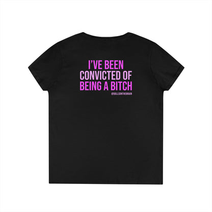 ConBITCHtion V-Neck Tee