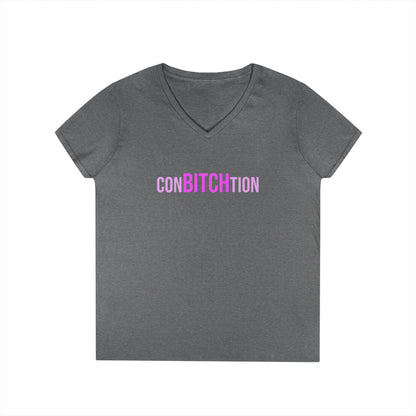 ConBITCHtion V-Neck Tee