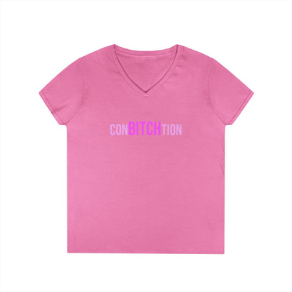 ConBITCHtion V-Neck Tee