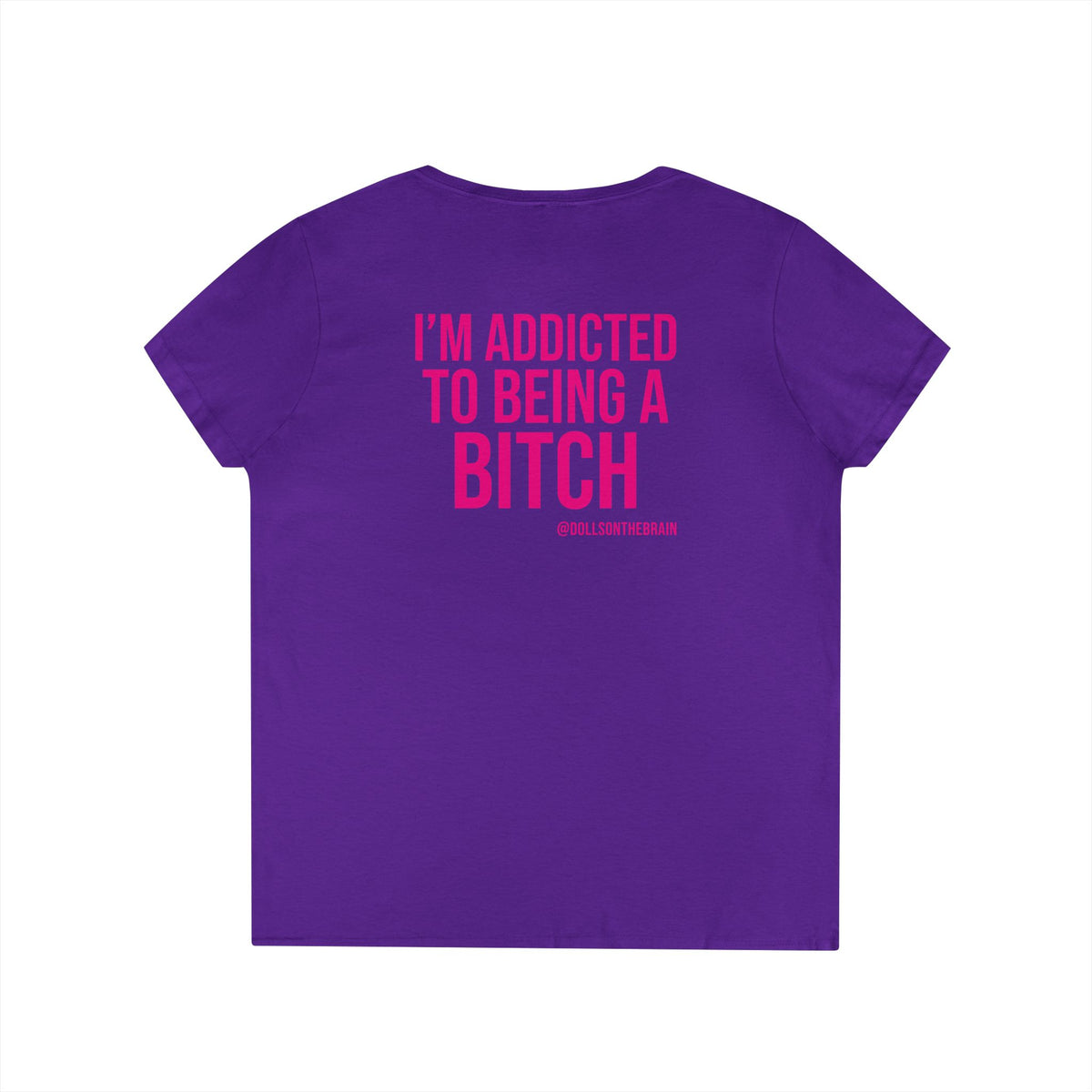 BITCHaholic V-Neck Tee
