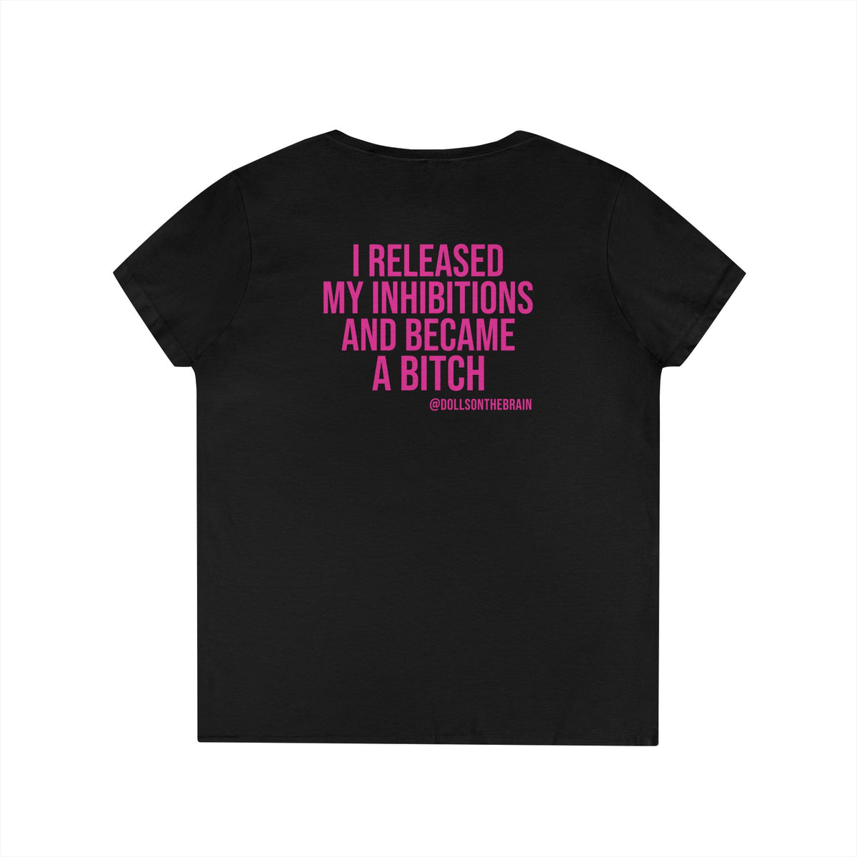 InhiBITCHions V-Neck Tee