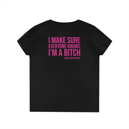 ExhiBITCHionist V-Neck Tee