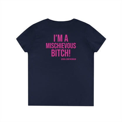 BITCHievous V-Neck Tee