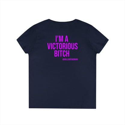 BITCHtorious V-Neck Tee