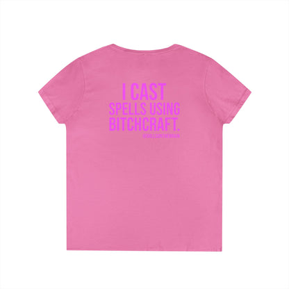 BITCHcraft V-Neck Tee