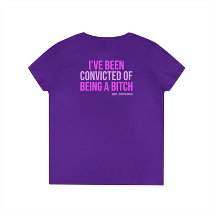 ConBITCHtion V-Neck Tee