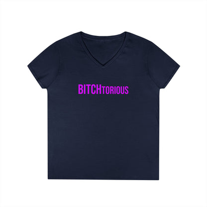 BITCHtorious V-Neck Tee