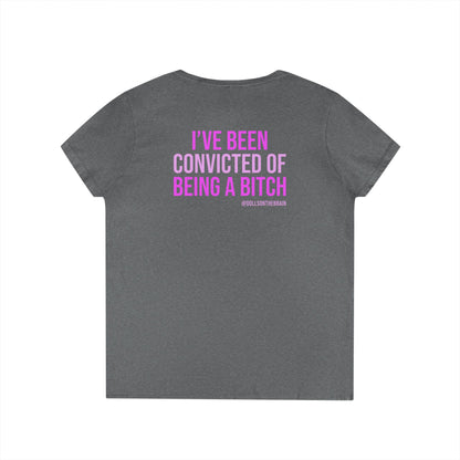 ConBITCHtion V-Neck Tee