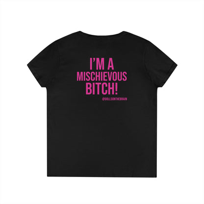 BITCHievous V-Neck Tee