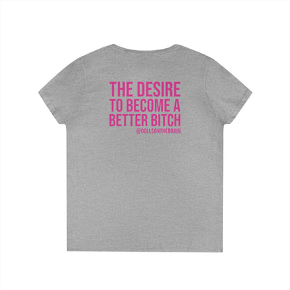 AmBITCHous V-Neck Tee