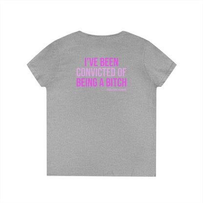 ConBITCHtion V-Neck Tee