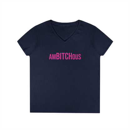 AmBITCHous V-Neck Tee