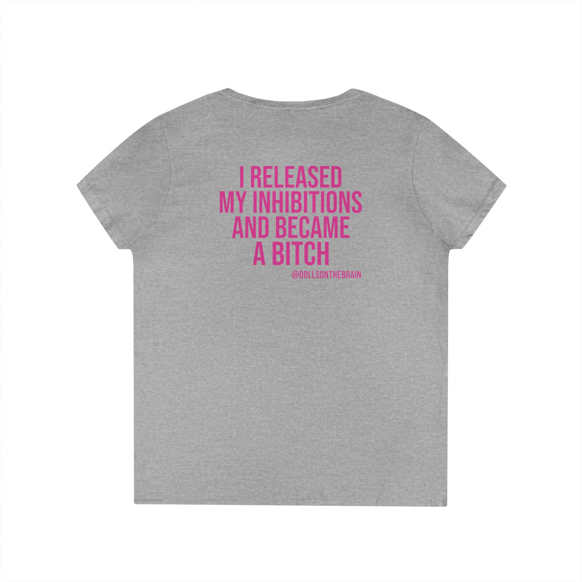 InhiBITCHions V-Neck Tee