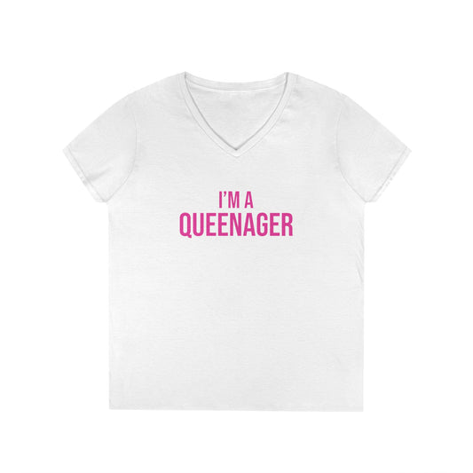 QUEENAGER V-Neck Tee