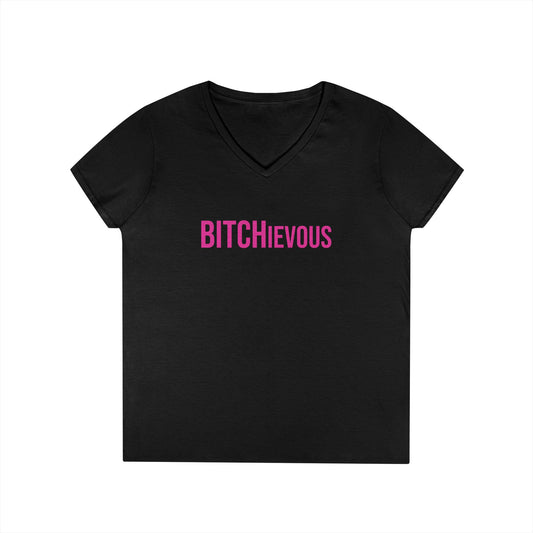 BITCHievous V-Neck Tee