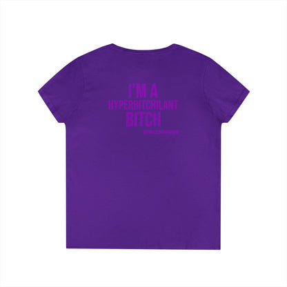 HyperBITCHilant V-Neck Tee