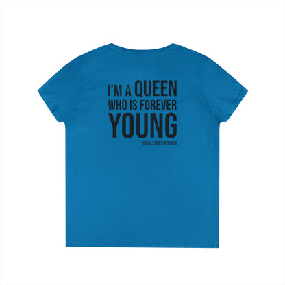 QUEENAGER V-Neck Tee