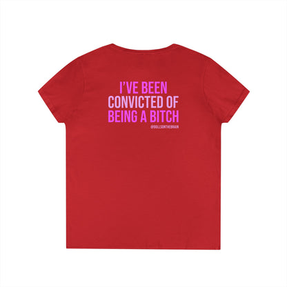 ConBITCHtion V-Neck Tee