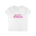 BITCHuation V-Neck Tee