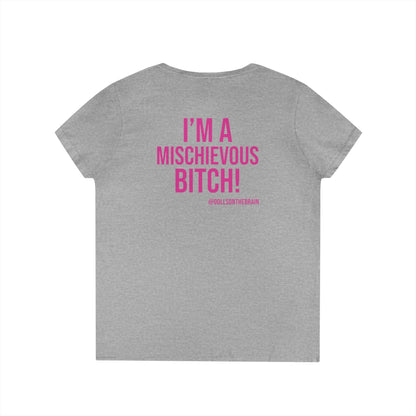 BITCHievous V-Neck Tee