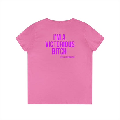 BITCHtorious V-Neck Tee
