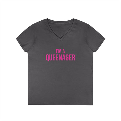 QUEENAGER V-Neck Tee