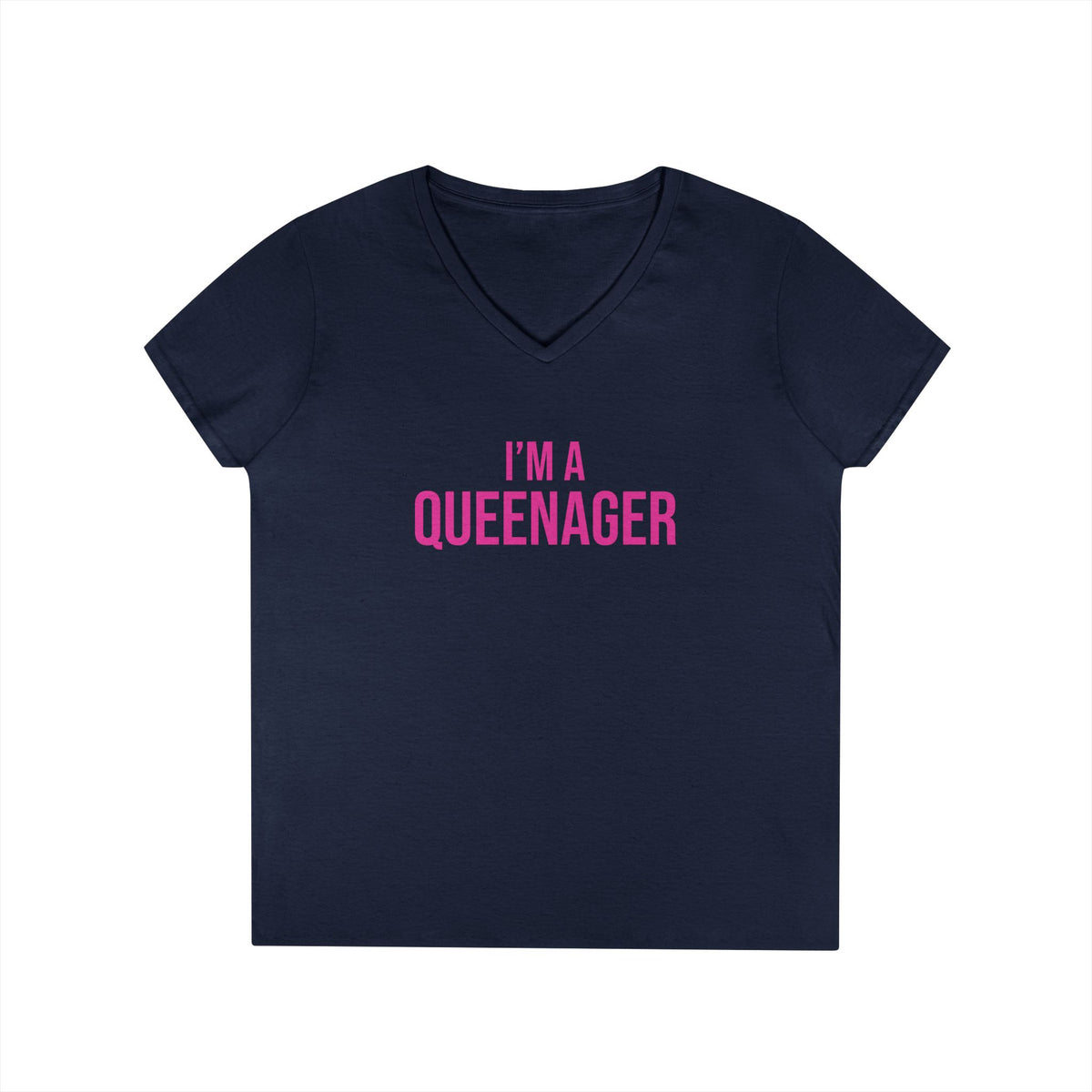 QUEENAGER V-Neck Tee