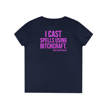 BITCHcraft V-Neck Tee