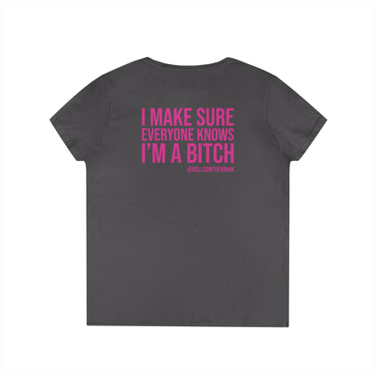 ExhiBITCHionist V-Neck Tee