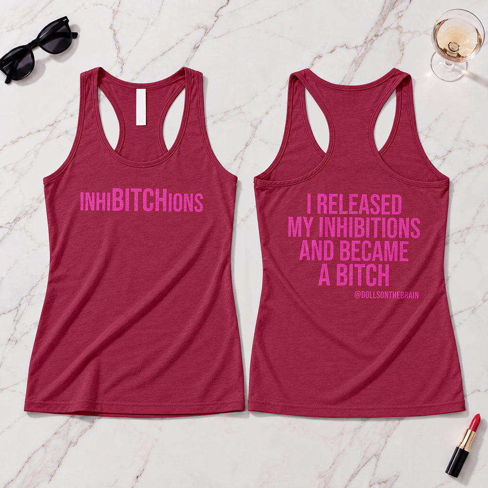 InhiBITCHions Tank Top