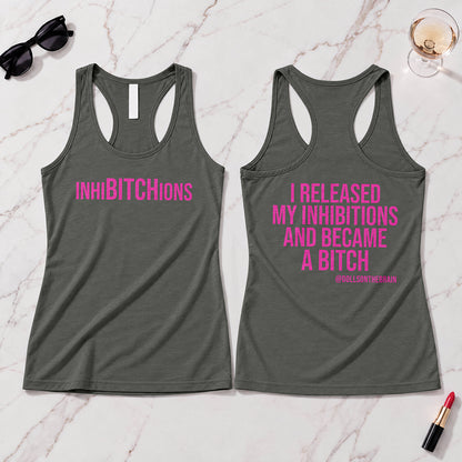 InhiBITCHions Tank Top