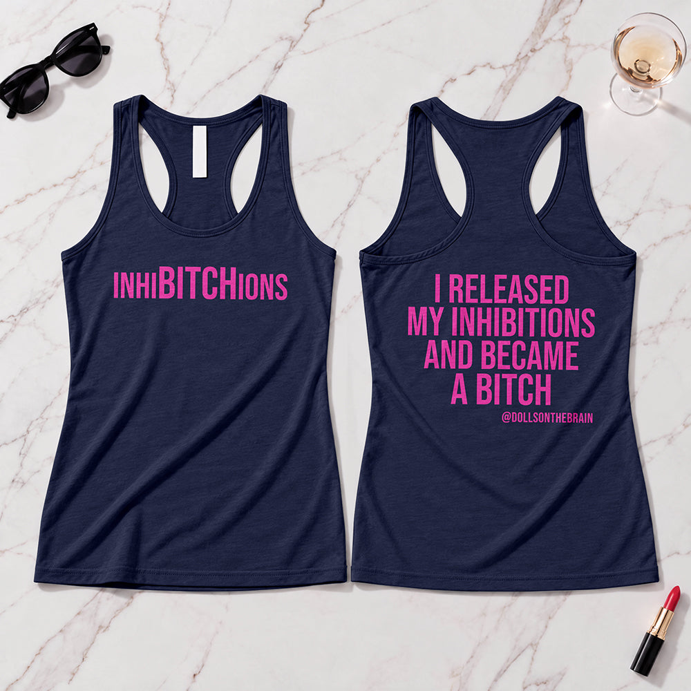 InhiBITCHions Tank Top