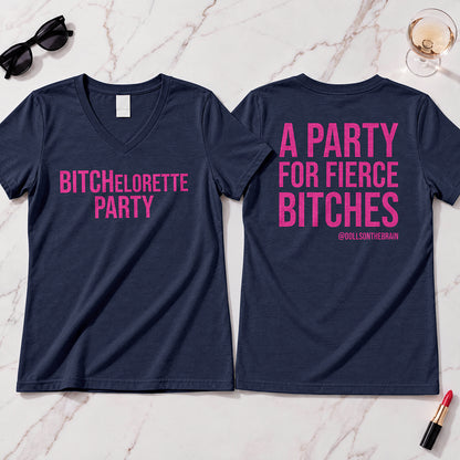 BITCHelorette V-Neck Tee