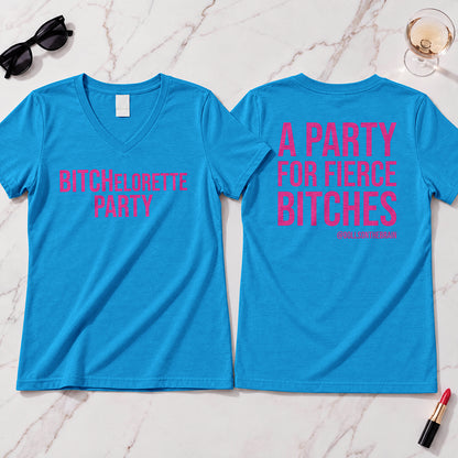 BITCHelorette V-Neck Tee