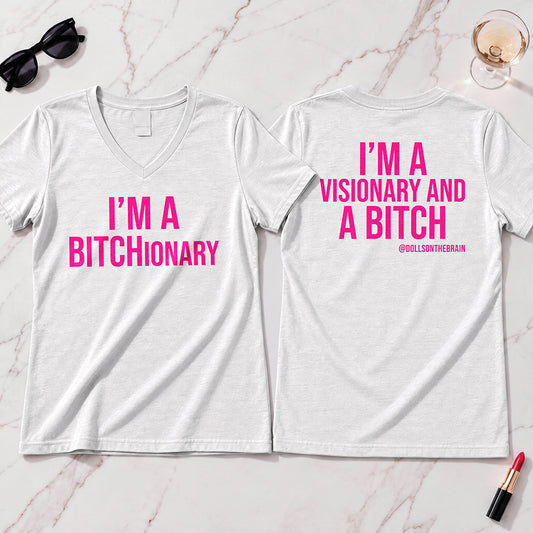 BITCHionary  V-Neck Tee